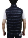 Gui Logo Patch Padded Vest Night Blue - MONCLER - BALAAN 7