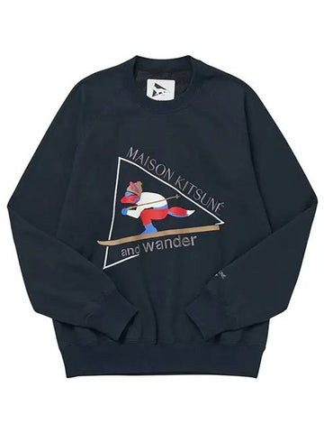 Sweatshirt 5743284910 120 And Wonder Ski Fox Logo Men's Sweatshirt Women's Sweatshirt - MAISON KITSUNE - BALAAN 1