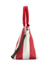 Easy Shopper Stripes Tote Bag Red - GANNI - BALAAN 3