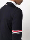 Stripe Armband Merino Wool Cardigan Navy - THOM BROWNE - BALAAN 6