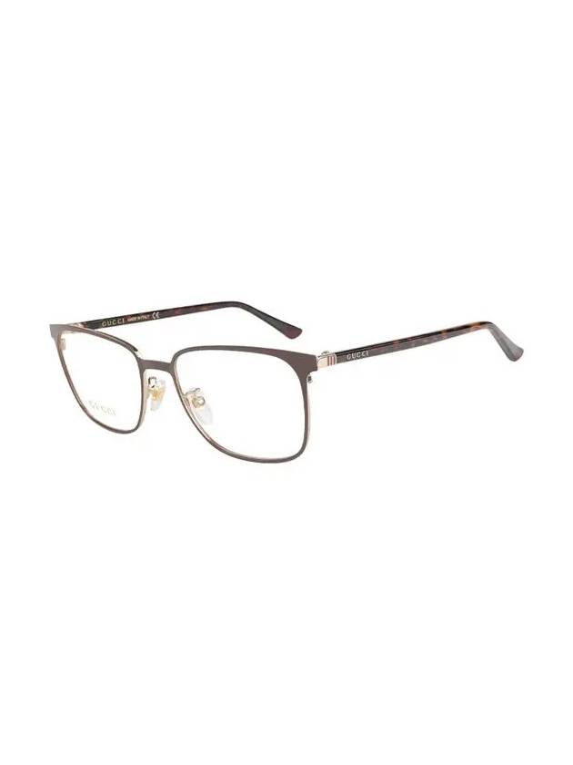 Eyewear Square Eyeglasses Brown - GUCCI - BALAAN 4