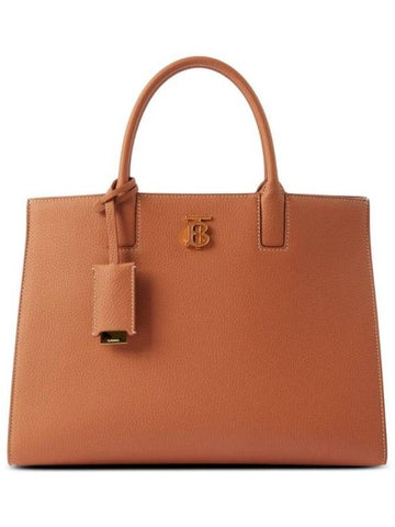 TB Monogram Embellished Tote Bag Brown - BURBERRY - BALAAN 1