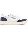 Medalist Leather Low-Top Sneakers Blue White - AUTRY - BALAAN 1