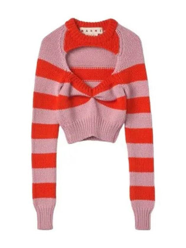 Striped cut out knit Cinderose - MARNI - BALAAN 1