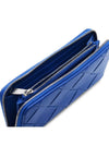 Intrecciato Blue Leather Wallet Wallet - BOTTEGA VENETA - BALAAN 4