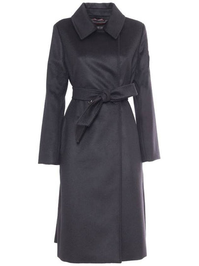 Bcollag Wool Single Coat Black - MAX MARA - BALAAN 2