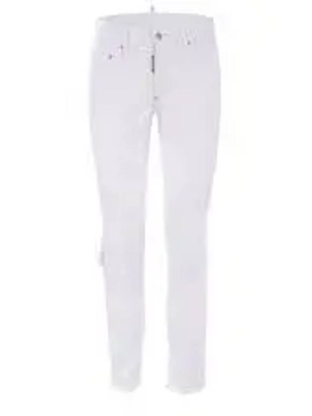 Men's Stretch Skater Jeans White - DSQUARED2 - BALAAN 2