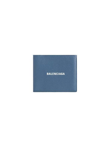 Cash Square Half Wallet Blue - BALENCIAGA - BALAAN 1