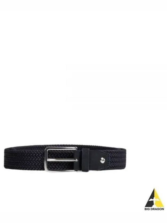 Ben Braided Elastic Belt Navy - J.LINDEBERG - BALAAN 2