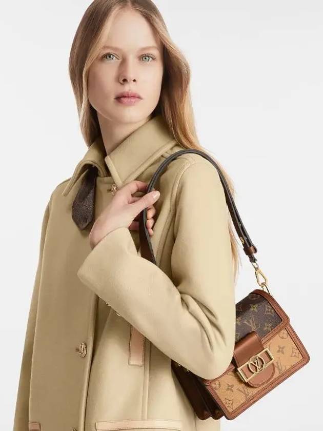 Mini Dauphine Shoulder Bag Brown - LOUIS VUITTON - BALAAN 3