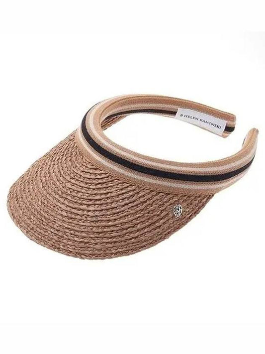 Suncap Marina Nougat Black Stripe HAT50318 - HELEN KAMINSKI - BALAAN 1