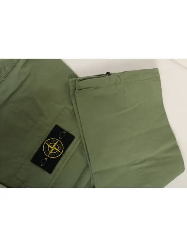 Wappen Patch Supima Cotton Cargo Straight Pants Sage Green - STONE ISLAND - BALAAN 3