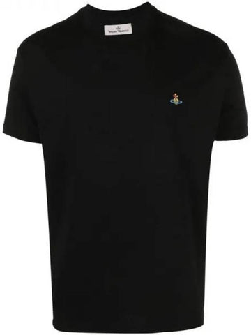 Vivienne Westwood ORB logo embroidered cotton t shirt 271480 - VIVIENNE WESTWOOD - BALAAN 1