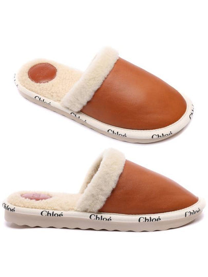 Woody House Slippers Luminous Ocher Brown - CHLOE - BALAAN 2