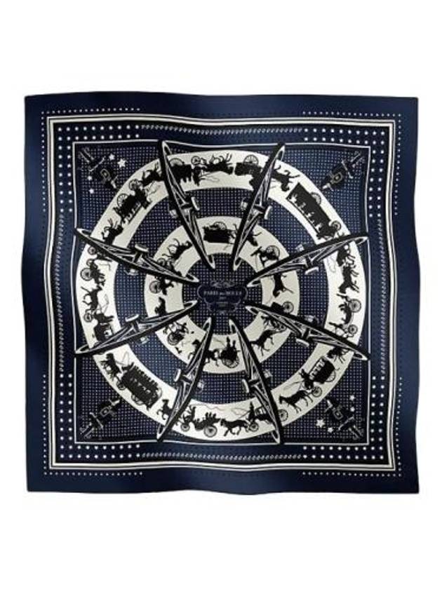 Paris Qui Roule Bandana 55 Silk Women s Scarf H044111S 01 - HERMES - BALAAN 1