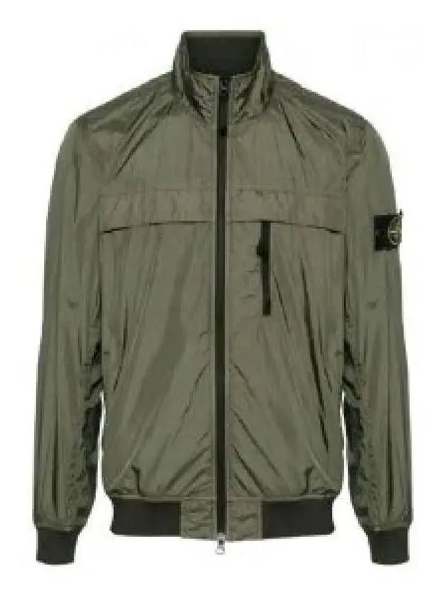 Compass Badge Pleated Windbreaker Khaki - STONE ISLAND - BALAAN 2