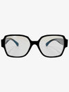 Eyewear CC Logo Heart Square Eyeglasses Black - CHANEL - BALAAN 3