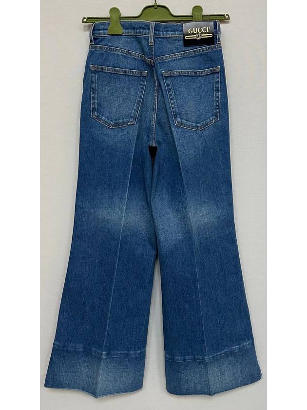 Cosmogoni Label High Waist Flare Jeans 25 - GUCCI - BALAAN 4