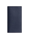 Citizen Twill Zipper Calfskin Long Wallet Bleu Nuit - HERMES - BALAAN 1