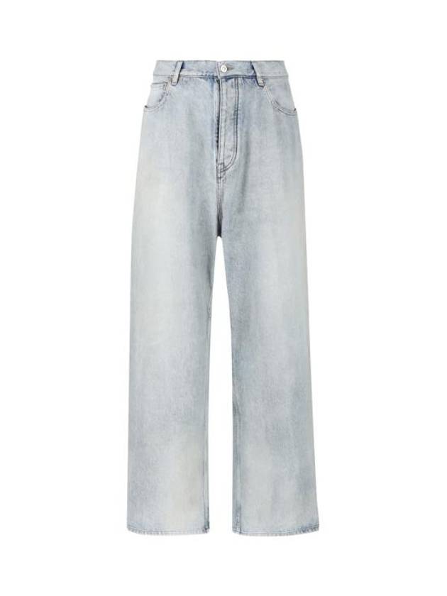 Size Sticker Baggy Jeans Blue - BALENCIAGA - BALAAN 1