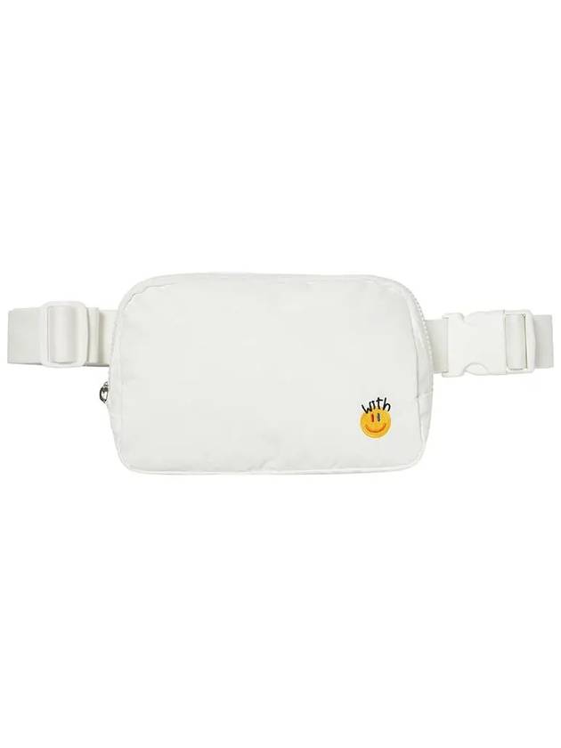 LaLa Cross Belt Bag White - LALA SMILE - BALAAN 8