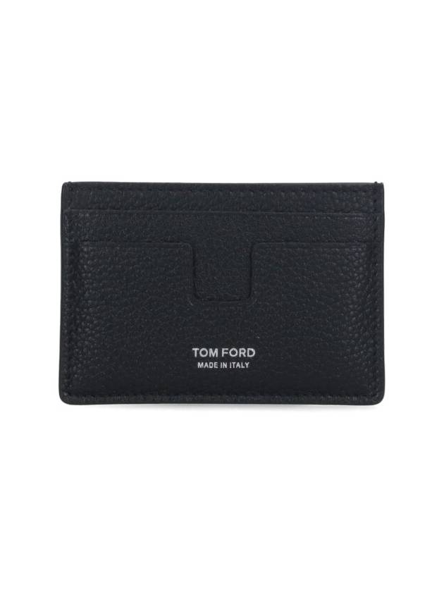 logo print leather card holder Y0232LCL158S - TOM FORD - BALAAN 2