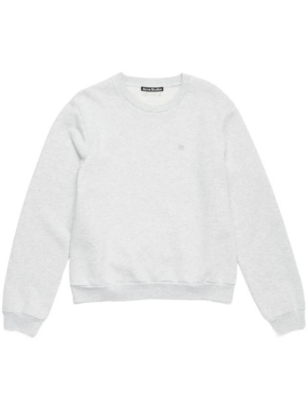 Fleece Crew Neck Sweatshirt Grey - ACNE STUDIOS - BALAAN 1