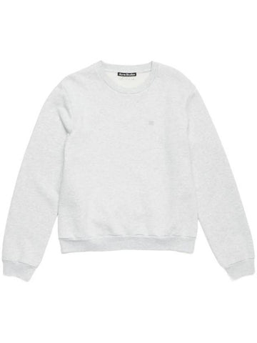 Fleece Crew Neck Sweatshirt Grey - ACNE STUDIOS - BALAAN 1