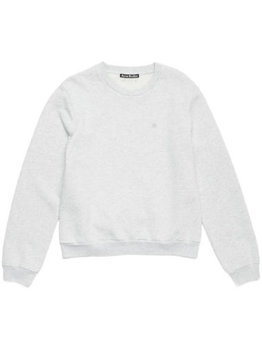 Fleece Crew Neck Sweatshirt Grey - ACNE STUDIOS - BALAAN 1