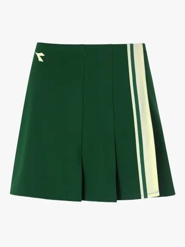 Diadora Tennis Performance Slit Skirt GREEN - DIADORA - BALAAN 1