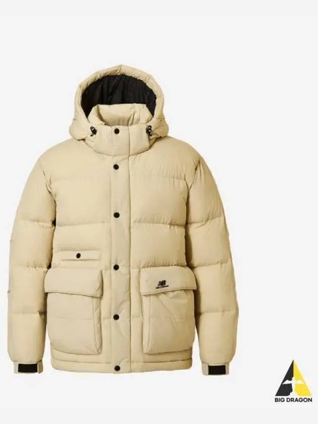 Uni New Boy Out Pocket Heavy Down Jacket 39 Ivory - NEW BALANCE - BALAAN 1