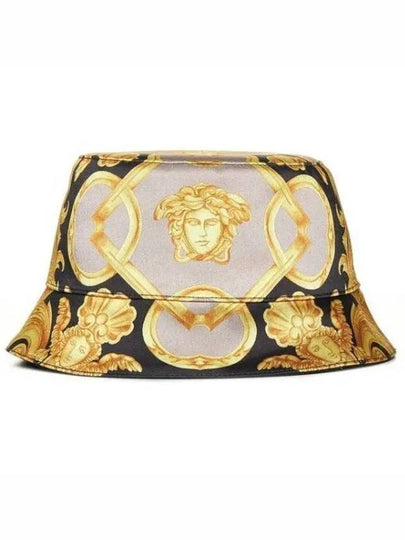 Baroque Print Bucket Hat Black Gold - VERSACE - BALAAN 2