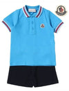 baby polo t shirt shorts top and bottom set 8M00028 8496F 72C - MONCLER - BALAAN 2