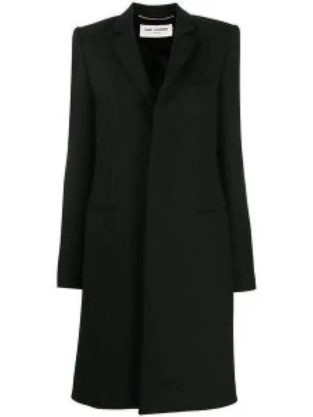 Single breasted midi coat 552492Y177W 1227651 - SAINT LAURENT - BALAAN 1