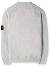 Stretch Cotton Fleece Mock Turtleneck Sweatshirt Stucco - STONE ISLAND - BALAAN 3