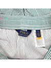 Logo Patch Striped Swim Shorts Green - POLO RALPH LAUREN - BALAAN 8