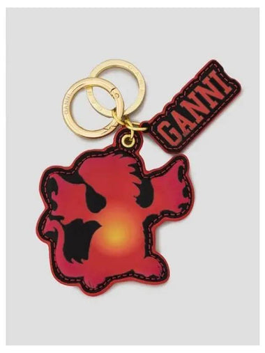 Dragon keyring bag charm red domestic product GM0024010284385 - GANNI - BALAAN 1