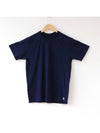 Plain Round Short Sleeve T-Shirt Navy - SUPENER - BALAAN 1