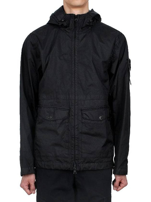 Membrana 3L TC Hooded Jacket Black - STONE ISLAND - BALAAN 2