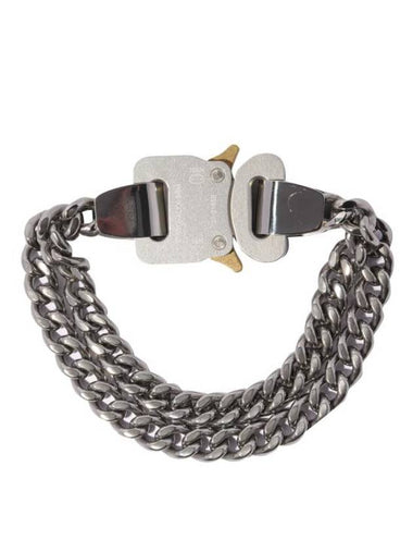 Roller Coaster Double Chain Bracelet Silver - 1017 ALYX 9SM - BALAAN 1