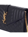 Cassandre Monogram Chain Cross Bag Black - SAINT LAURENT - BALAAN 7