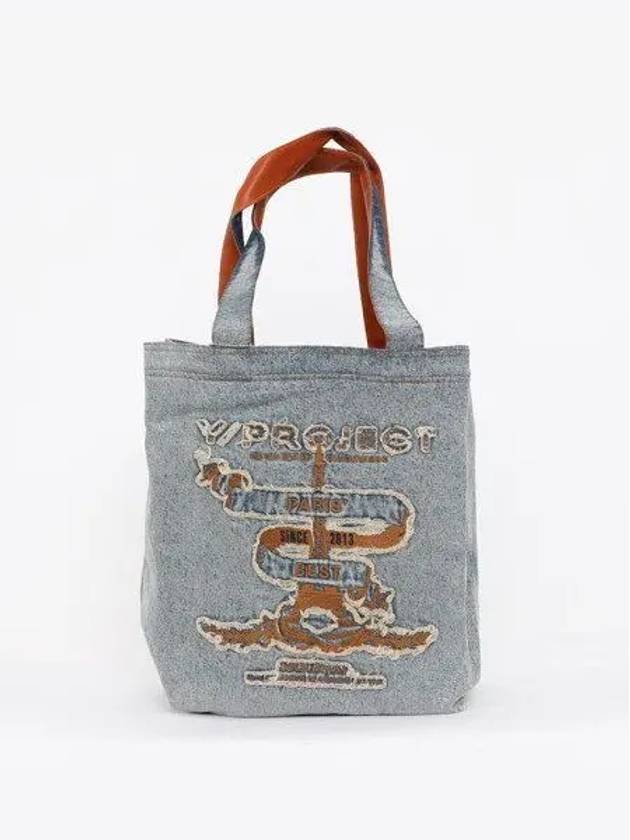 Paris Best Denim Men s Tote Bag TOTEBAG6 S25 BLUE 1040501 - Y/PROJECT - BALAAN 1