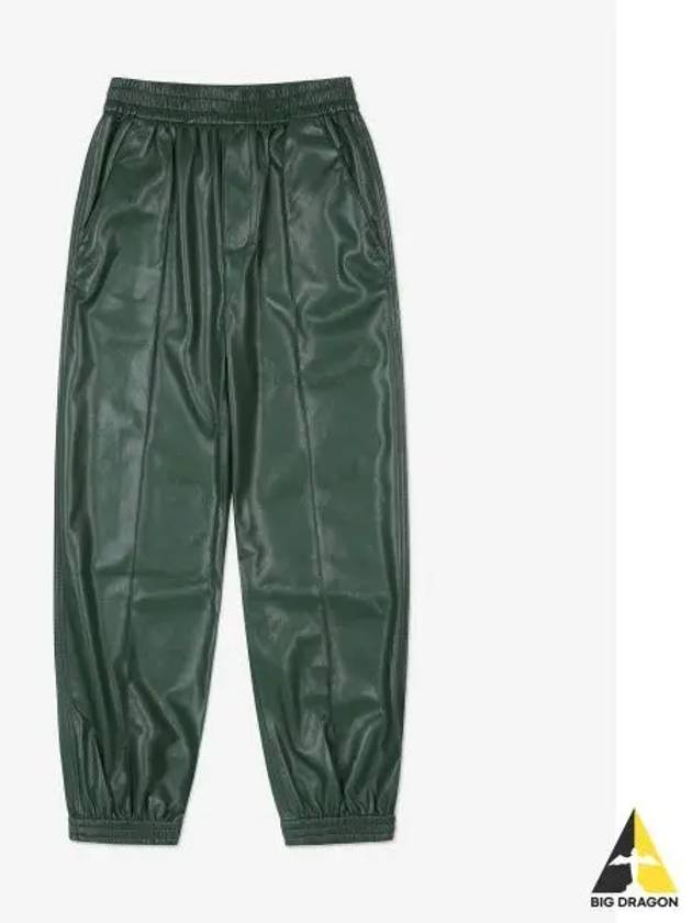 Straight Leg Cuff Pants Fine Green NM22FWPA01169 - NANUSHKA - BALAAN 1