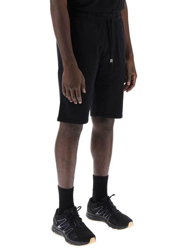 Light Fleece Utility Shorts Black - CP COMPANY - BALAAN 4