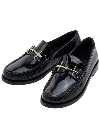 Patent Leather Loafers Black - SAINT LAURENT - BALAAN 2