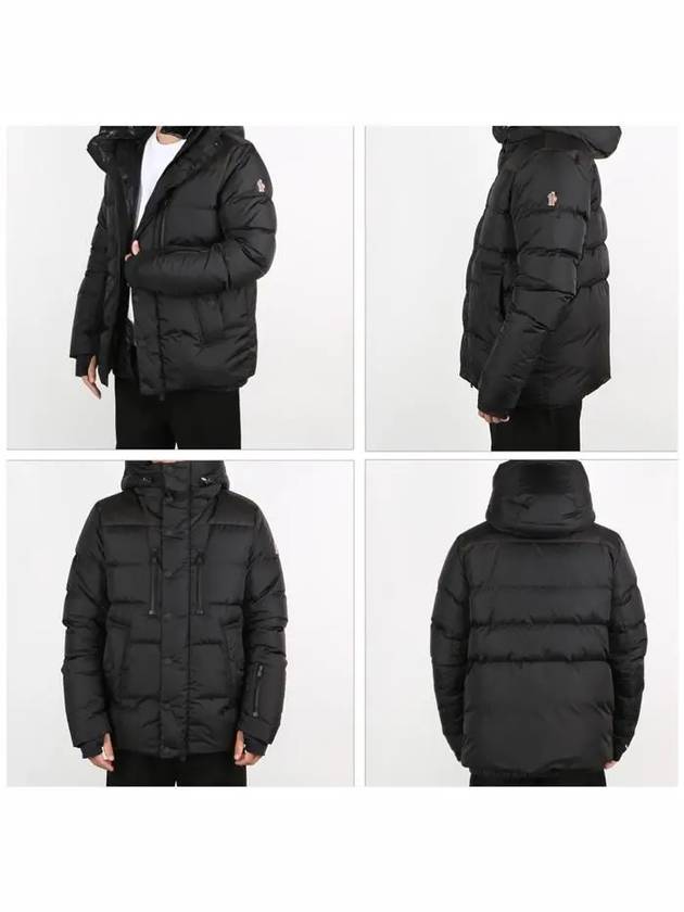 Grenoble Men's RODENBERG Short Down Jacket Black - MONCLER - BALAAN.