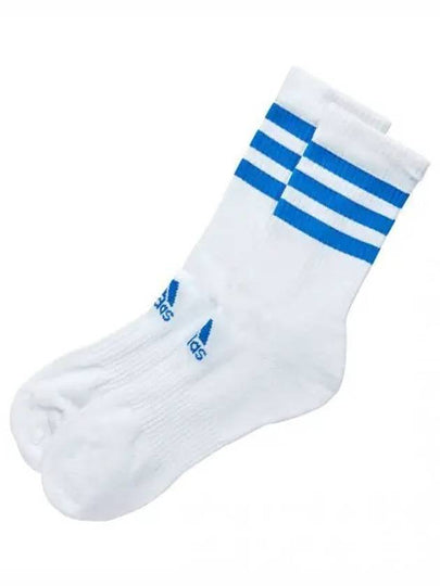 3 Stripes Crew Socks Blue White - ADIDAS - BALAAN 2