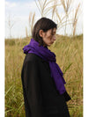 Cashmere Pashmina Muffler Royal Purple - WILL'O THE WISP - BALAAN 3