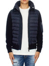 padding mix knit zip up cardigan 9B50800 A9340 777 - MONCLER - BALAAN 3