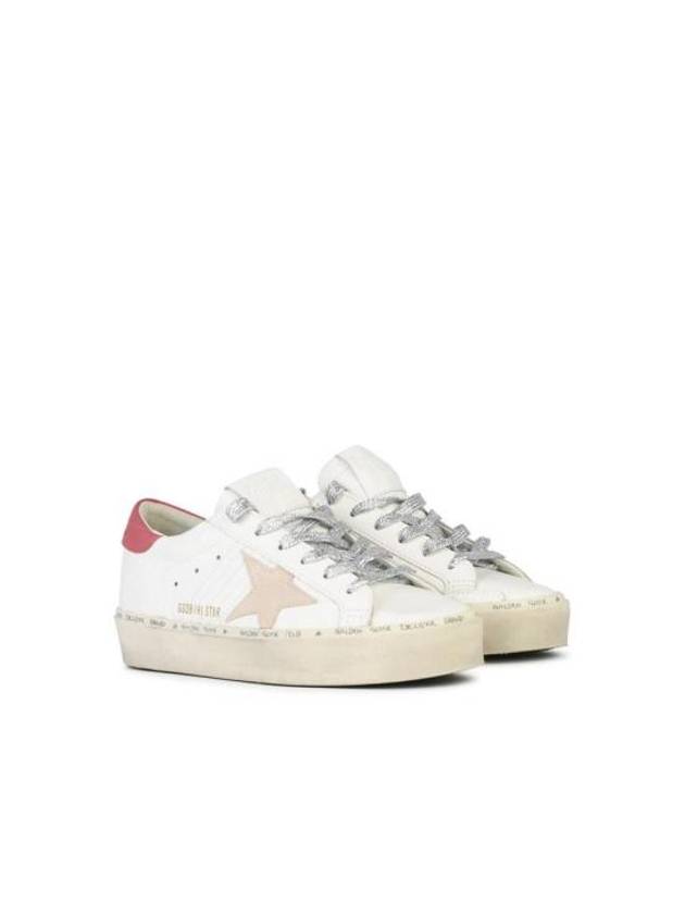 Hi Star Leather Low Top Sneakers Pinlk White - GOLDEN GOOSE - BALAAN 3